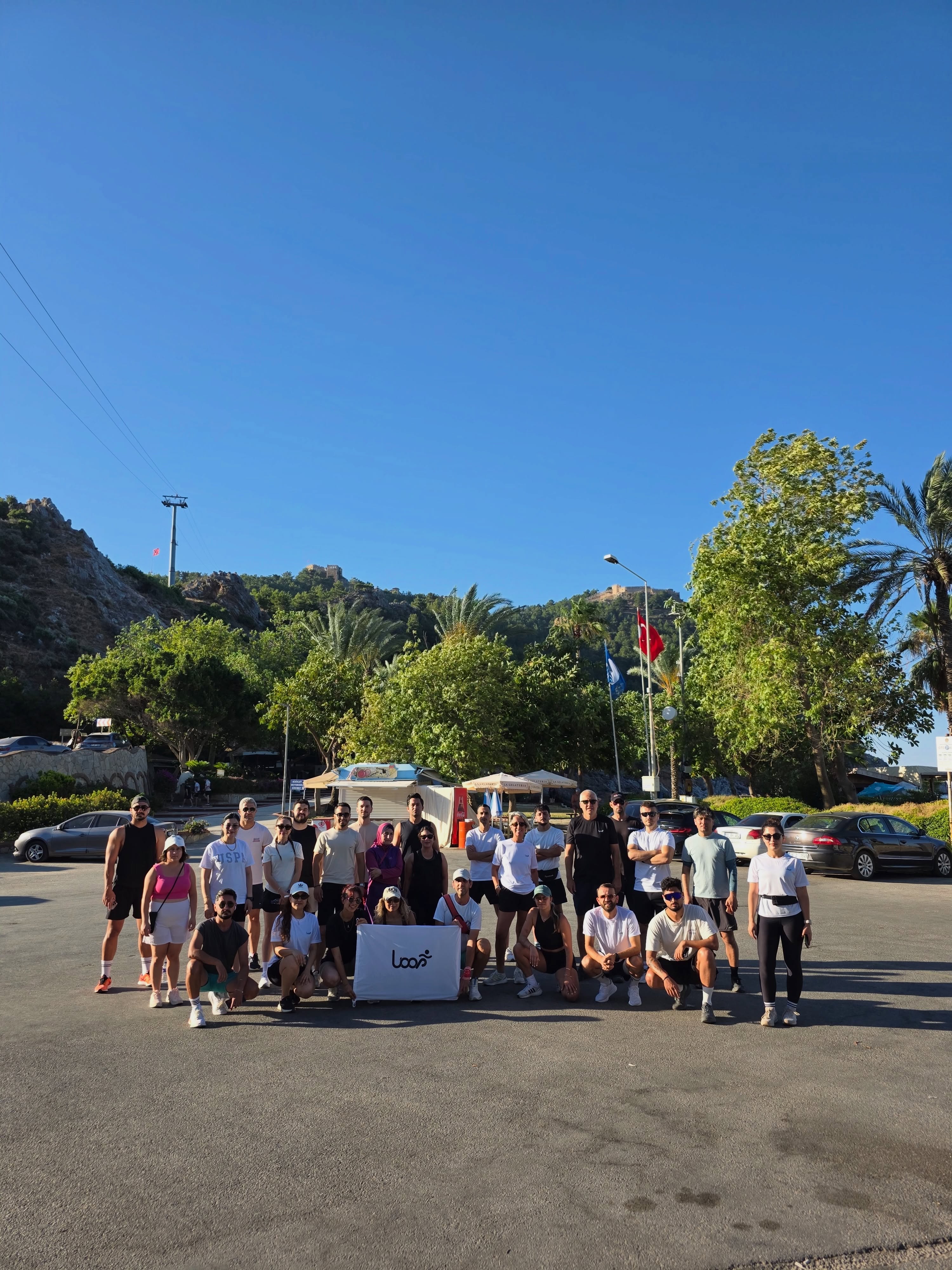 Alanya'da Loop Running Club topluluğu